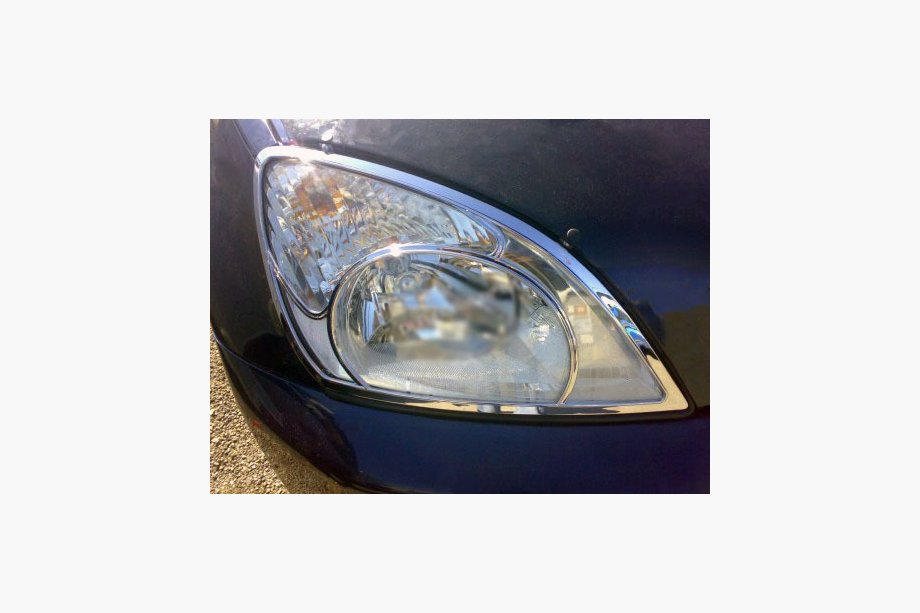 Chery Tiggo 1 2005-2016 Coperture fari (ABS, cromo) Image