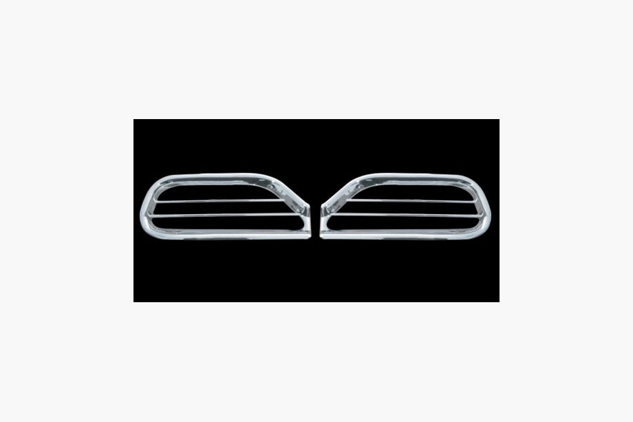 Chevrolet Captiva 2006-2019 Coperture cromate per fendinebbia posteriori (2 pz, Plastica) Image