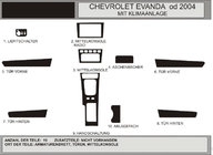 Chevrolet Evanda 2000-2006 Coperture cruscotto (Hartman) Blu foto 1