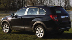 Chevrolet Captiva 2006-2019 Coperture montanti in acciaio inox Libao foto 1