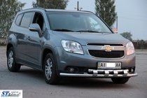 Chevrolet Orlando 2010-2018 Protezione Anteriore ST015 (Acciaio Inox) foto 3