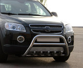 Chevrolet Captiva 2006-2019 Protezione Anteriore WT003 (Acciaio Inox) foto 1