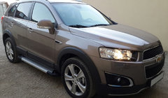 Chevrolet Captiva 2006-2019 Pedane laterali Allmond Grey (2 pz, alluminio) foto 1