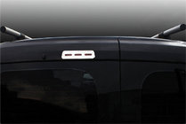 Fiat Fiorino/Qubo 2008-2024 Cornice luce stop posteriore (acciaio inox) foto 1