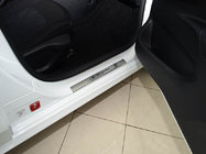 Citroen C-Elysee 2013-2022 Coprisoglia Nataniko (4 pz, Acciaio Inox) Standard - Nastro Lohmann, 0,5 mm foto 1