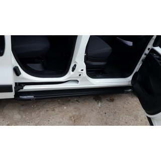 Pedane Laterali Rainbow Black (2 pz, Profilo in Alluminio) Fiat Fiorino/Qubo 2008-2024 foto 4
