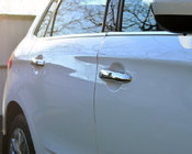 Citroen C-4 2010-2018 Coperture Maniglie Cromate (4 pz, Acciaio Inox) Carmos - Acciaio Inox Turco foto 6