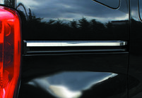 Citroen Nemo 2007-2017 Modanature sottoporta in acciaio inox (2 pz) Carmos - Acciaio Inox Turco foto 1