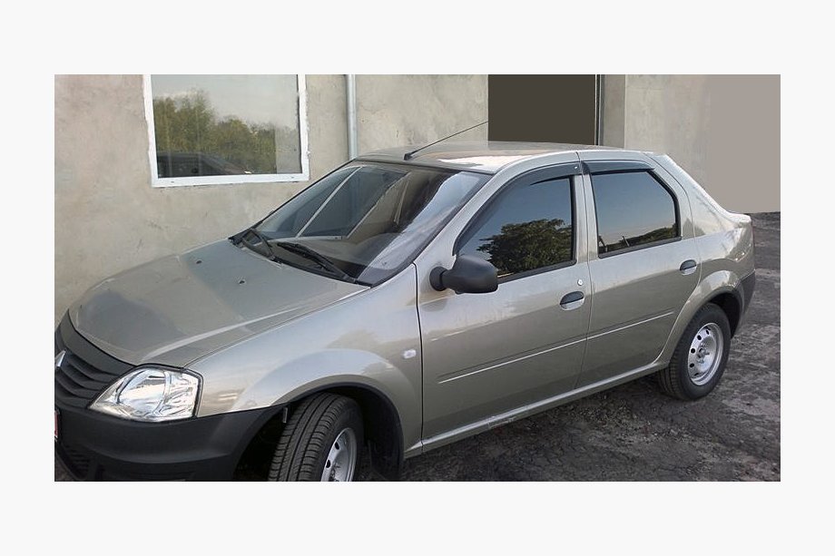 Renault Logan I 2008-2013 Deflettori Finestrini (4 pz, ANV) Image