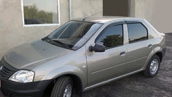 Renault Logan I 2008-2013 Deflettori Finestrini (4 pz, ANV) foto 1