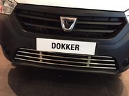 Dacia Dokker 2013-2022 Griglia paraurti acciaio inox foto 3