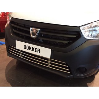 Griglia paraurti acciaio inox Dacia Dokker 2013-2022 foto 4