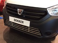 Dacia Dokker 2013-2022 Griglia paraurti acciaio inox foto 4