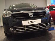 Renault Lodgy 2013-2022 Griglia paraurti acciaio inox foto 7