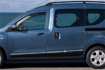 Dacia Dokker 2013-2022 Modanature porta acciaio inox (4 pz) foto 1