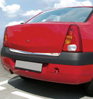 Dacia Logan I 2008-2012 Protezione soglia bagagliaio acciaio inox foto 1