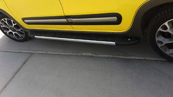 Fiat 500X 2014-2024 Pedane Laterali Duru (2 pz, Alluminio) foto 3