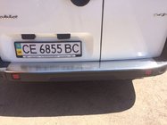 Fiat Doblo I 2001-2005 Protezione paraurti posteriore con bordo Nataniko (acciaio inox) foto 2