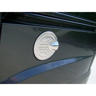 Copertura cromata tappo serbatoio carburante (acciaio inox) foto 1