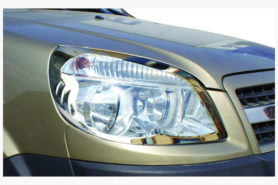 Fiat Doblo I 2005-2010 Coperture Fari (2 pz, Acciaio) Image