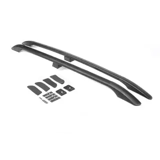 Barre portatutto nere (piedini in plastica, montaggio con adesivo) Kia Soul II 2013-2018 foto 1