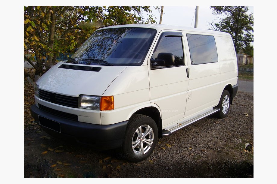Volkswagen T4 Transporter 1990-2003 Pedane Laterali KB002 d60mm (2 pz, acciaio inox) Foto 2