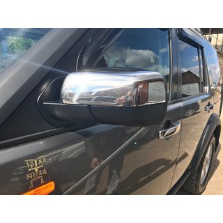 Coperture Specchietti (2 pz, Acciaio Inox) Range Rover III L322 2002-2012 foto 3
