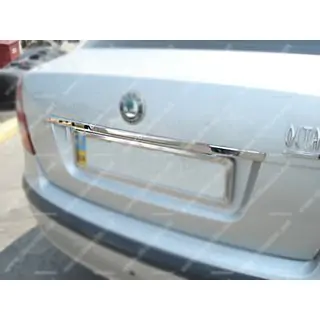 Modanatura cromata sopra targa Carmos (acciaio inox) foto 4
