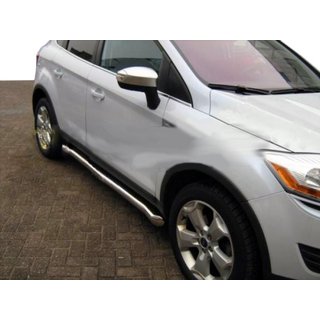 Tubi Laterali (2 pz, Acciaio Inox) Ford Kuga 2008-2013 foto 3