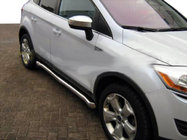 Ford Kuga 2008-2013 Tubi Laterali (2 pz, Acciaio Inox) foto 3