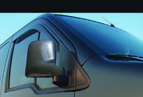 Ford Connect 2002–2006 Cover Specchietti in Carbonio (2 pz, plastica) foto 1