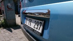 Citroen Nemo 2007-2017 Modanatura cromata sopra la targa (acciaio inox) foto 3