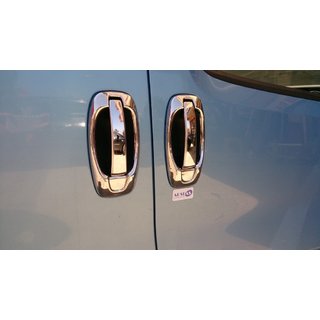 Coperture e cornici maniglie cromate (8 pz, acciaio inox) foto 4