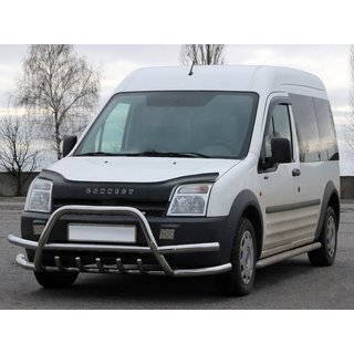 Parabullbar con doppie barre WT003-Plus-2 (acciaio inox) Ford Connect 2010-2013 foto 1