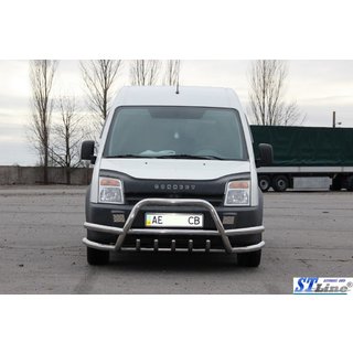 Parabullbar con doppie barre WT003-Plus-2 (acciaio inox) Ford Connect 2010-2013 foto 2
