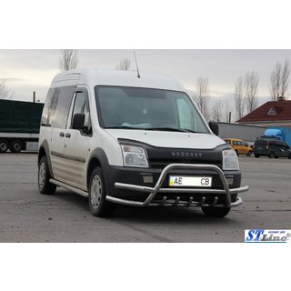 Parabullbar con doppie barre WT003-Plus-2 (acciaio inox) Ford Connect 2010-2013 foto 3