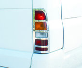 Ford Transit 2000–2014 Coperture Fanali Posteriori (2 pz, Acciaio Inox) foto 4