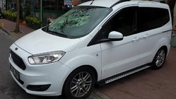 Ford Connect 2014-2021 Pedane Laterali DOT-Line (2 pz, Alluminio) foto 4
