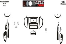 Mercedes Vito/V-class W447 2014- Coperture Cruscotto Alluminio foto 6
