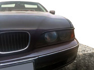BMW 5 Series E39 1996-2003 Sopracciglia fari (2 pz, nere) foto 1