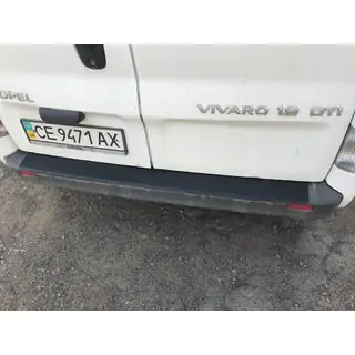 Protezione paraurti posteriore DDU (ABS) Nissan Primastar 2002-2014 foto 2