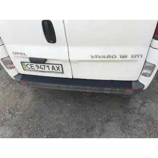 Protezione paraurti posteriore DDU (ABS) Nissan Primastar 2002-2014 foto 4