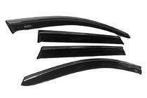BMW X4 F26 2014-2018 Deflettori finestrini con profilo cromato (4 pz, Niken) foto 1