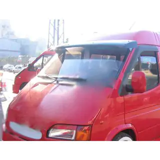 Visiera parabrezza (nero lucido, 5mm) Ford Transit 1991-2000 foto 2