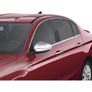 Modanature inferiori finestrini cromate (acciaio inox) Fiat Tipo 2016- foto 1