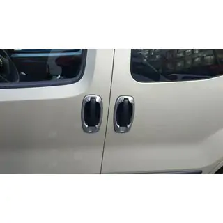 Coperture Cromate Attorno alle Maniglie delle Porte (4 pz, Acciaio Inox) foto 4