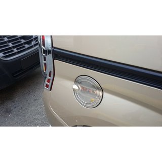 Copertura cromata tappo serbatoio carburante (acciaio inox) foto 3
