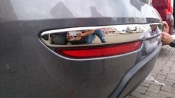Fiat Linea 2006-2018 Protezione posteriore paraurti (2012↗, acciaio inox, 3 pz) foto 4