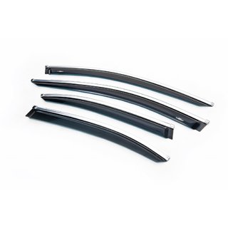 Deflettori Finestrini con Modanatura Cromata SD (4 pz, HIC) Mercedes E-сlass W213 2016-2023 foto 1
