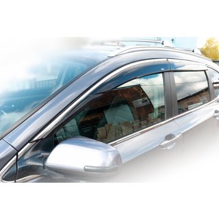 Deflettori finestrini con modanatura cromata (4 pz, HIC) Honda CRV 2017-2022 foto 1